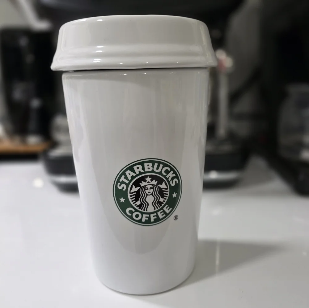 Vintage Starbucks Barista Coffee Canister, from the year 2000.